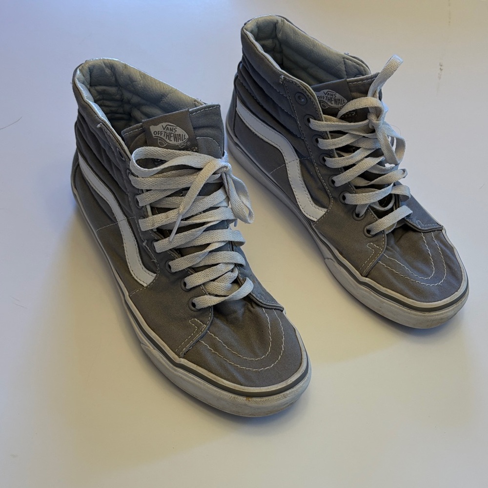 Vans Gray High-Top Sneakers